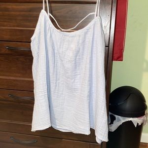 Baby blue H&M tank top size M